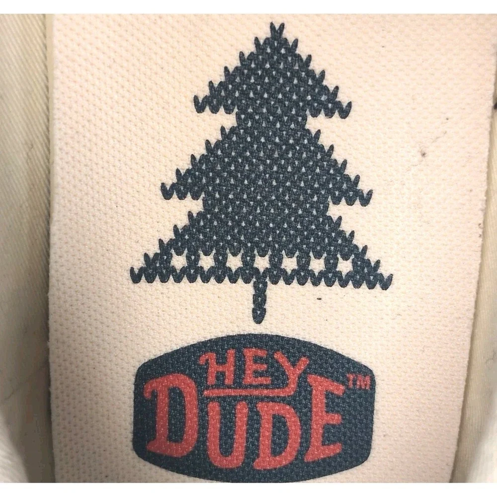 NEW Hey Dude Wally Winter Sweater Shoes Mens 13 Blue Nordic Slip‎ On Loafers NWT